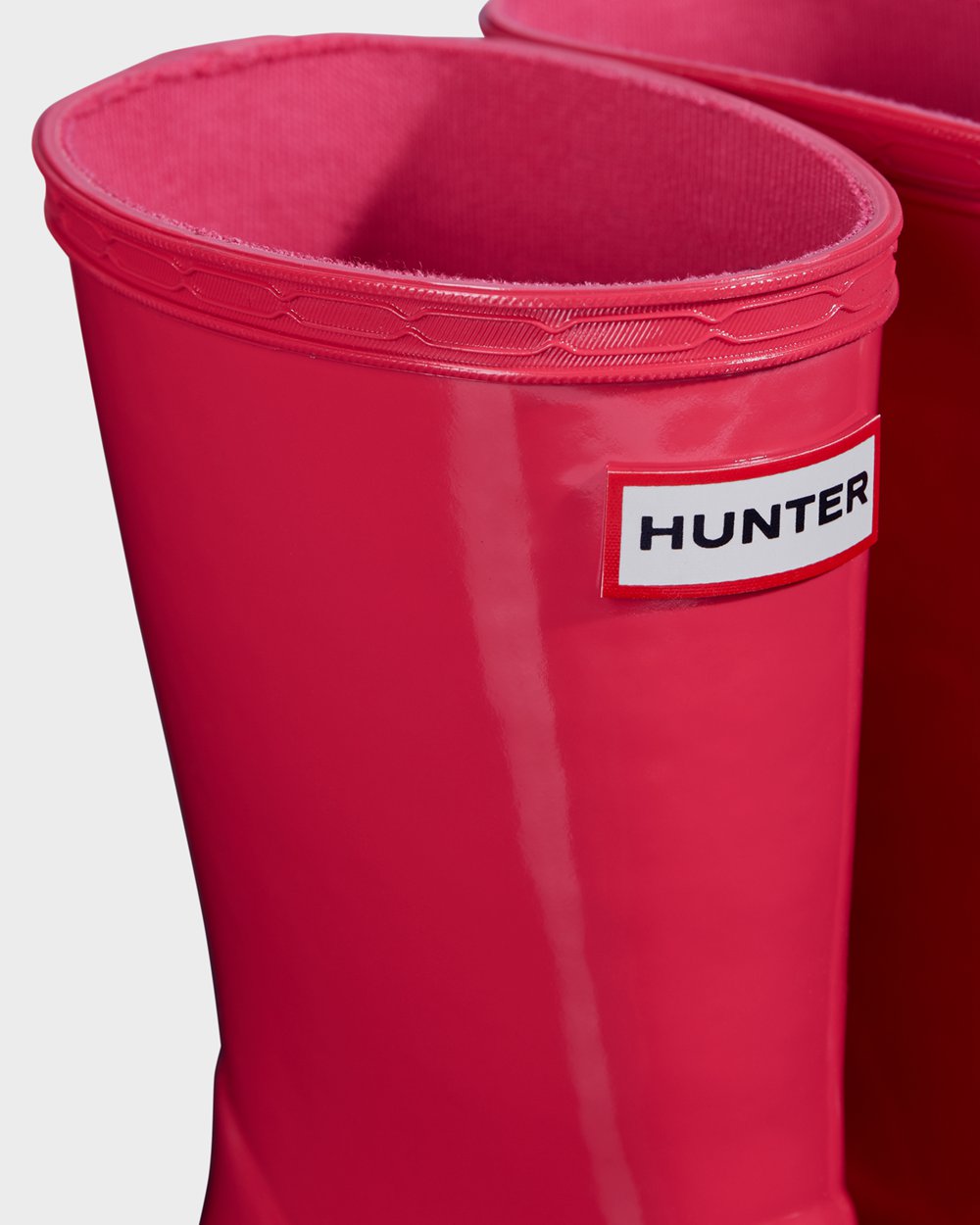 Regenlaarzen Kinderen - Hunter Original First Classic Gloss - Roze - 92SXLUIKJ